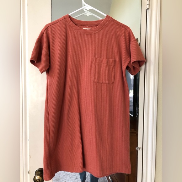 MADEWELL Ribbed Short Sleeve T-Shirt Dress Size XS - Picture 3 of 6